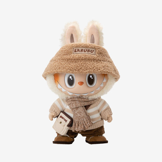 POP MART LABUBU THE MONSTERS DRESS BE LATTE VINYL PELUŞ BEBEK